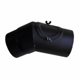 DIMNIŠKI PRIKLJUČEK ASADA KOLENO FI 160/45 S ČISTILNIMI VRATCI