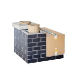 DIMNIŠKI SET SCHIEDEL UNI ISO PLUS FINAL SET 16, ČRN, 1.33 M