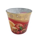 NOVOLETNA SVEČA MULLER DIŠEČA V KOZARCU BOŽIČNI ČAS,CIMET,POMARANČA