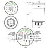 DODATEK ZA PAMETNI DOM MOES PAMETNI RADIATORSKI TERMOSTAT ZTRV-BY-100