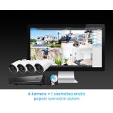 DODATEK ZA PAMETNI DOM REOLINK NVS8-5MB4 VARNOSTNI KOMPLET ČRNA