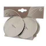 DODATEK ZA VENČEK NASTAVEK ZA SVEČO FI 8 CM 4/1 SREBRN