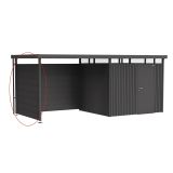 DODATKI ZA KOVINSKE HIŠKE BIOHORT 197X2.5X181 CM STRANSKI NADSTREŠEK H3