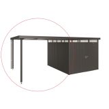 DODATKI ZA KOVINSKE HIŠKE BIOHORT STRANSKI NADSTREŠEK HIGHLINE H5 TEMNO SIVA