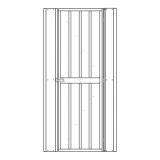 DODATKI ZA KOVINSKE HIŠKE GLOBEL KOMPLET VRAT 2 ANTRACIT 200 X 67 CM (HD2E)