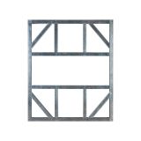 DODATKI ZA KOVINSKE HIŠKE GLOBEL TALNI OKVIR GLOBEL 6X5 D171 X Š144 CM (F65GAL)