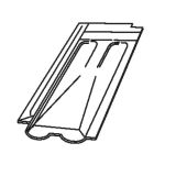 DODATKI ZA OPEČNO KRITINO BRAMAC GRANAT 13V ZRAČNIK BAKRENO RDEČ