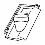 DODATKI ZA OPEČNO KRITINO BRAMAC RUBIN 13V PLIN.ODDUH (SET) 114MM BAKR.RD