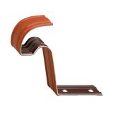 DODATKI ZA OPEČNO KRITINO TONDACH SPONKA ZA ZAREZNI SLEMEN. 470/85 ALU, TEMNO RJAVA