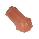 DODATKI ZA OPEČNO KRITINO TONDACH ZAČETNI SLEMENJAK ZAREZNI 17 CM, NARAVNO RDEČ