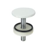 DODATKI ZA SANIT.KERAMIKO VAFRA ČEP ZA UMIVALNIK BELI 50MM