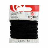 DODATKI, ORODJE ZA NAKIT RAYHER VRVICA ČRNA FI 22 MM 9 M