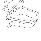 DODATNA OPREMA ZA BAZEN PLANET POOL KAD ZA IZPIRANJE NOG MODRA