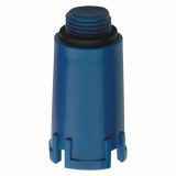 DODATNI DEL ZA ARMATURO VAFRA ČEP ZAPIRALNI 15 MM PVC MODER