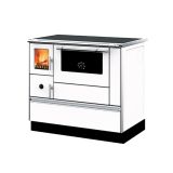 ŠTEDILNIK NA TRDA GORIVA ALFA PLAM DOMINANT 90 H, BELI DESNI