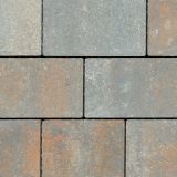 BETONSKI TLAKOVEC SEMMELROCK DOMINO 30/15/5, 25/15/5 BAKRENO SIVA KOMB. OBLIKA