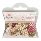 DROBNI ART.ZA USTVARJANJE RAYHER GUMBI EPOKSI, VRTNICE 30 KOSOV