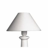 DROBNI ART.ZA USTVARJANJE RAYHER SENČNIK ZA LUČ OKROGEL BEL, 22.5 CM, VIŠ. 14 CM