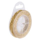 DROBNI ART.ZA USTVARJANJE RAYHER TRAK Z BLEŠČICAMI ZLATI 2.5 MM 5 M