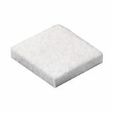 DRSNIK HETTICH DIY FILC 25X25X2.5 MM, BEL SAMOLEPLJIV ZAV=16 KOS