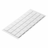 DRSNIK HETTICH DIY,SAMOLEPLJIV  25X25X2 MM, BEL SINTETIČNI FILC, V ZAVOJU JE 32 KOS