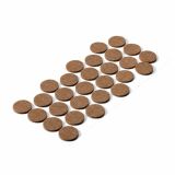 DRSNIK HETTICH DIY,SAMOLEPLJIV  FI 28X2 MM, RJAV SINTETIČNI FILC, V ZAVOJU JE 28 KOS