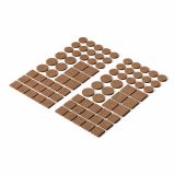 GARNITURA DRSNIKOV HETTICH DIY,SAMOLEPLJIV, RJAV SINTETIČNI FILC, V ZAVOJU JE 84 KOS