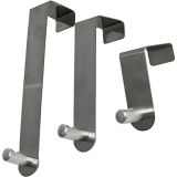 DRŽALA, STOJALA, KLJUKICE TENDANCE SET 3 NERJAVEČE KLJUKICE ZA VRATA CROM