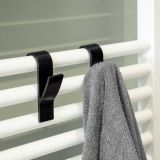 DRŽALA, STOJALA, KLJUKICE TENDANCE SET KLJUKIC ZA RADIATOR 2 KOM ČRNI PLASTIČNI