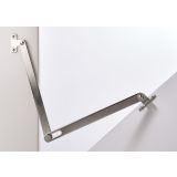 DRŽALO PADAJOČIH VRAT HETTIH DIY 250 MM, BELA, V ZAVOJU STA 2 KOSA