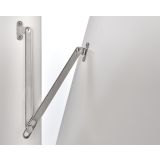 DRŽALO PADAJOČIH VRAT HETTIH DIY 250 MM, BELA, V ZAVOJU STA 2 KOSA