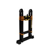 DVODELNA LESTEV 2X4 STOPNIC, TELESKOPSKA 0.9 M/3.4 M, ČRNA