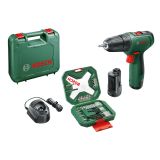 AKUMULATORSKI VRTALNIK BOSCH DIY EASYDRILL 1200 + 34-DELNI SET PRIBORA