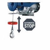 ELEKTRIČNO DVIGALO Z ŽIČNO VRVJO EINHELL 250KG/500KG, 8M/4MIN JEKLENA VRV FI 4.2 MM