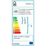 NADGRADNA STROP. SVETILKA ESTO ELEGANCE 50X50 6X42W G9+32X0.1W LED PINK