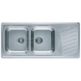 NERJAVNO POMIVALNO KORITO ALVEUS ELEGANT 70, LEINEN 1110X510 MM