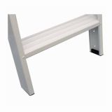 KOVINSKE PODSTREŠNE STOPNICE LOŽ METALPRES ELEGANT 70X110/270 CM BELE S KOVINSKIM OKVIRJEM