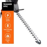 ELEK. ŠKARJE ZA ŽIVO MEJO VONHAUS 2V1 Z VERIŽNO ŽAGO