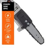 ELEK. ŠKARJE ZA ŽIVO MEJO VONHAUS 2V1 Z VERIŽNO ŽAGO