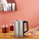 ELEKTRIČNI GRELNIK VODE TEFAL BRONX, IZ NERJAVEČEGA JEKLA, PROSTORNINA 1,7 L Z ODSTRANLJIVIM FILTROM PROTI VODNEMU KAMNU