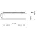 ELEKTRIČNI KAMIN AFLAMO ROYAL PRO 120