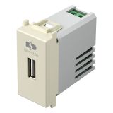 POSEBNA VTIČNICA MODUL POLNILNIK USB 5V 2.1A BEŽ, 1M