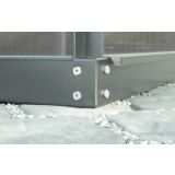 ELEMENT ZA RASTLINJAK VITAVIA JEKL.OKVIR TEMELJ 8300 6CM. ANTRACITNA