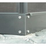 ELEMENT ZA RASTLINJAK VITAVIA JEKLENI OKVIR TEMELJ 5000 / 5900. 12.5CM. ČRNA