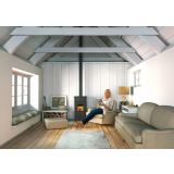 KAMINSKA PEČ ALFA PLAM ELITA 3, ANTRACIT