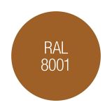 POKRIV.PREM.ZA KOV.,LES HELIOS TESSAROL EMAJL RAL 8001 OKER 0.75 L