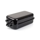 PEKAČ / MODEL ZA PEKO EMAJLIRAN S POKROVOM 35X22X7 CM, PRIME CHEF