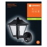 STENSKA VRTNA SVETILKA LEDVANCE ENDURA CLAS TRADITION GOR SENZOR, ČRNA, E27