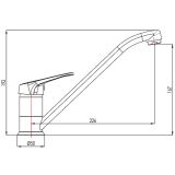 KUHINJSKA PIPA BLITZ K 9605 POMIVALNO KORITO