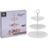 SERVIRNI KROŽNIK EH ETAŽER 3 DELNI VIŠ.36CM PORCELAN 16.5/20/25